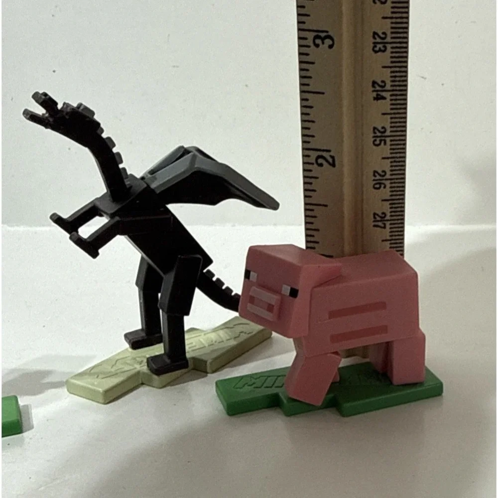 Minecraft Ender Dragon Steve Pig Mini Toy Plastic Figure Toy Cake Topper 2022‎